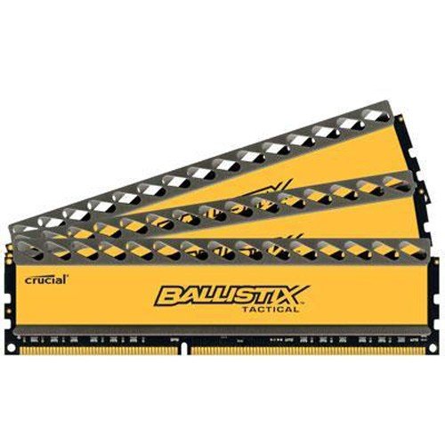 Crucial Ballistix 6 GB (3 x 2 GB) DDR3-1333 CL7 Memory