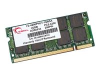 G.Skill F2-4200PHU1-1GBSA 1 GB (1 x 1 GB) DDR2-533 SODIMM CL4 Memory