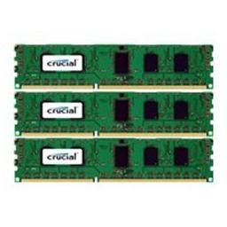 Crucial CT3K2G3ERSLS8160B 6 GB (3 x 2 GB) Registered DDR3-1600 CL11 Memory