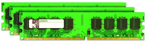 Kingston ValueRAM 6 GB (3 x 2 GB) DDR3-1333 CL9 Memory