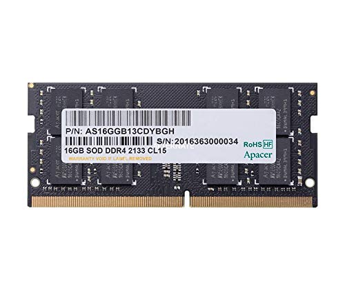 Apacer AS 16 GB (1 x 16 GB) DDR4-2133 SODIMM CL15 Memory