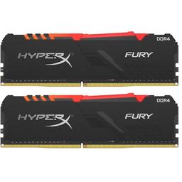 Kingston HyperX Fury RGB 32 GB (2 x 16 GB) DDR4-2666 CL16 Memory