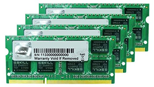 G.Skill FA-1333C9Q-32GSQ 32 GB (4 x 8 GB) DDR3-1333 SODIMM CL9 Memory