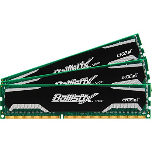 Crucial Ballistix Sport 32 GB (4 x 8 GB) DDR3-1600 CL9 Memory