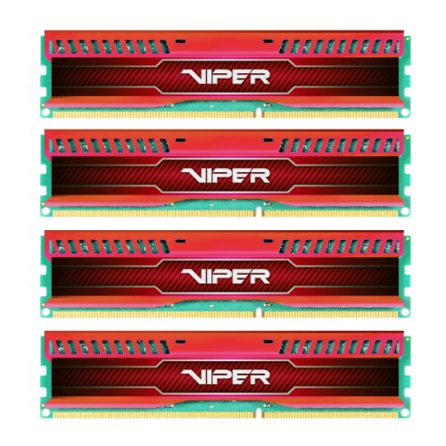Patriot Viper 3 Low Profile Red 32 GB (4 x 8 GB) DDR3-1866 CL10 Memory
