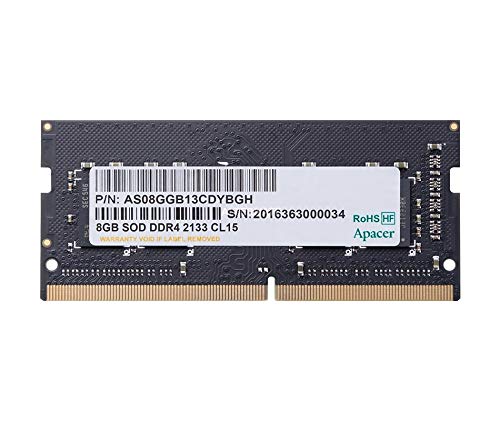 Apacer AS 8 GB (1 x 8 GB) DDR4-2133 SODIMM CL15 Memory