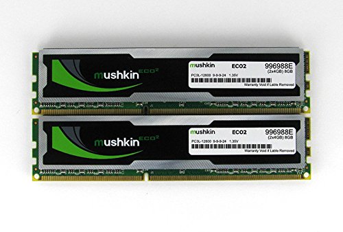 Mushkin ECO2 8 GB (2 x 4 GB) DDR3-1600 CL9 Memory