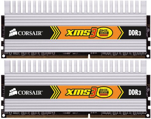 Corsair XMS3 DHX 4 GB (2 x 2 GB) DDR3-1333 CL9 Memory