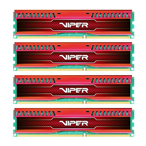 Patriot Viper 3 Low Profile Red 32 GB (4 x 8 GB) DDR3-2133 CL11 Memory