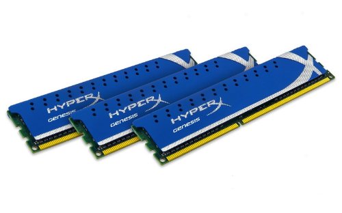 Kingston HyperX 6 GB (3 x 2 GB) DDR3-1600 CL9 Memory