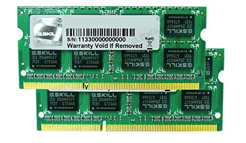 G.Skill F3-1333C9D-8GSA 8 GB (2 x 4 GB) DDR3-1333 SODIMM CL9 Memory
