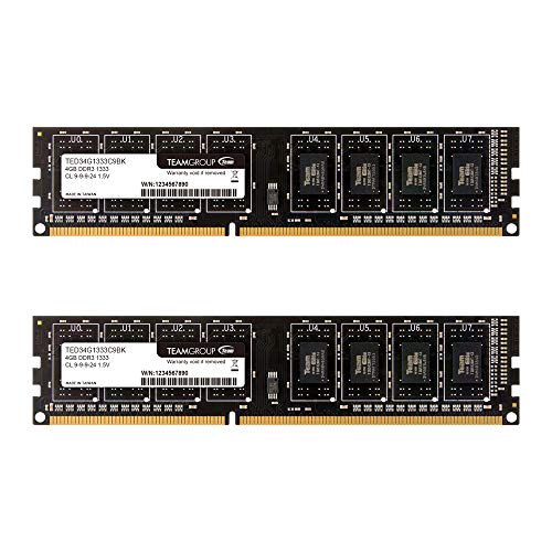 TEAMGROUP TED38192M1333C9 8 GB (1 x 8 GB) DDR3-1333 CL9 Memory