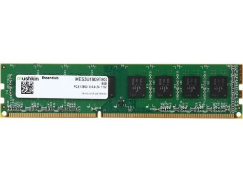 Mushkin Essentials 8 GB (1 x 8 GB) DDR3-1600 CL9 Memory