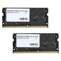 GeIL GS432GB2133C15DC 32 GB (2 x 16 GB) DDR4-2133 SODIMM CL15 Memory