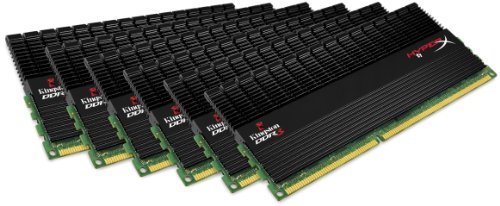 Kingston HyperX T1 Black 24 GB (6 x 4 GB) DDR3-1600 CL9 Memory