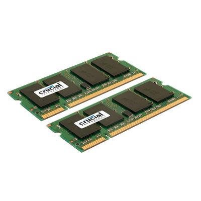Crucial CT2KIT12864AC53E 2 GB (2 x 1 GB) DDR2-533 SODIMM CL4 Memory