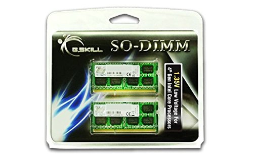 G.Skill F3-1600C9D-8GSL 8 GB (2 x 4 GB) DDR3-1600 SODIMM CL9 Memory