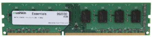 Mushkin Essentials 4 GB (1 x 4 GB) DDR3-1600 CL11 Memory