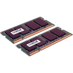 Crucial CT2K2G3S1067M 4 GB (2 x 2 GB) DDR3-1066 SODIMM CL7 Memory