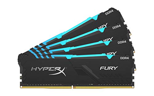 Kingston HyperX Fury RGB 64 GB (4 x 16 GB) DDR4-2400 CL15 Memory