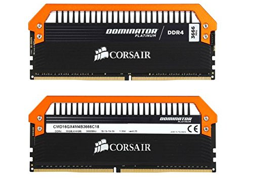 Corsair Dominator Platinum 16 GB (4 x 4 GB) DDR4-3666 CL18 Memory