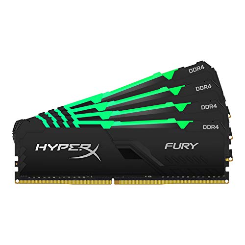 Kingston HyperX Fury RGB 32 GB (4 x 8 GB) DDR4-3466 CL16 Memory