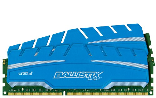 Crucial Ballistix Sport XT 16 GB (2 x 8 GB) DDR3-1600 CL9 Memory