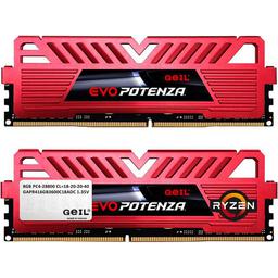 GeIL EVO POTENZA 16 GB (2 x 8 GB) DDR4-3600 CL18 Memory