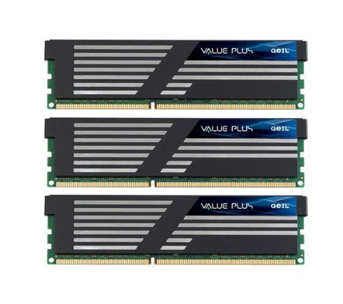 GeIL Value PLUS 6 GB (3 x 2 GB) DDR3-1333 CL9 Memory