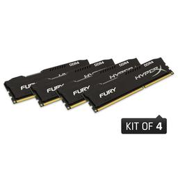 Kingston HyperX Fury 16 GB (4 x 4 GB) DDR4-2400 CL15 Memory