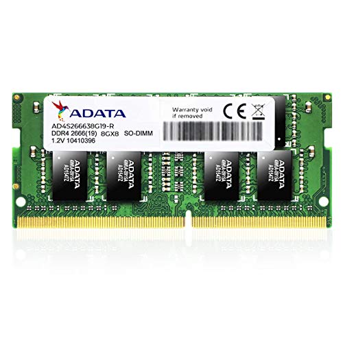 ADATA AD4S266638G19-R 8 GB (1 x 8 GB) DDR4-2666 SODIMM CL19 Memory