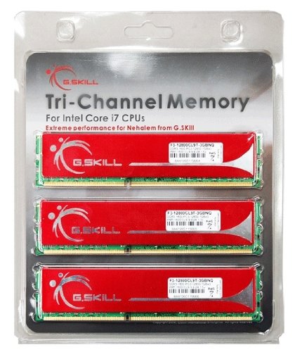 G.Skill F3-12800CL9T-6GBNQ 6 GB (3 x 2 GB) DDR3-1600 CL9 Memory