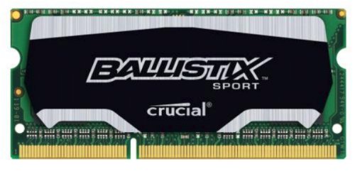 Crucial Ballistix Sport 8 GB (1 x 8 GB) DDR3-1600 SODIMM CL9 Memory