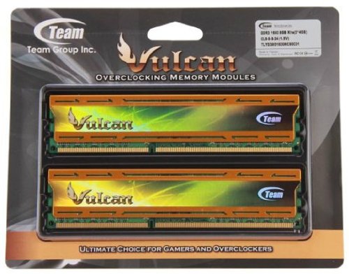 TEAMGROUP Vulcan 16 GB (2 x 8 GB) DDR3-1600 CL10 Memory
