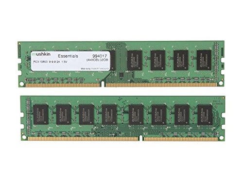 Mushkin Essentials 32 GB (4 x 8 GB) DDR3-1333 CL9 Memory