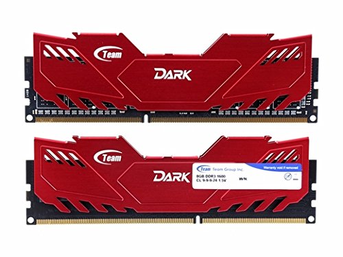 TEAMGROUP Dark 16 GB (2 x 8 GB) DDR3-1600 CL9 Memory