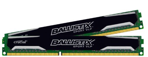 Crucial Ballistix Sport 16 GB (2 x 8 GB) DDR3-1600 CL9 Memory