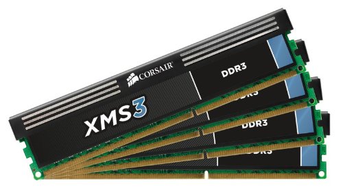 Corsair XMS3 8 GB (4 x 2 GB) DDR3-1333 CL9 Memory