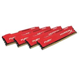 Kingston HyperX Fury 64 GB (4 x 16 GB) DDR4-2400 CL15 Memory