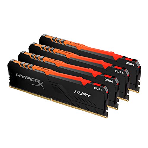 Kingston HyperX Fury RGB 32 GB (4 x 8 GB) DDR4-2400 CL15 Memory