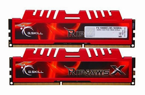 G.Skill Ripjaws X 16 GB (2 x 8 GB) DDR3-1333 CL9 Memory