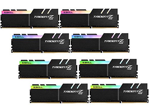 G.Skill TridentZ RGB 128 GB (8 x 16 GB) DDR4-3200 CL14 Memory