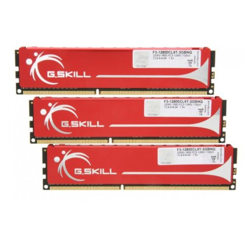 G.Skill F3-12800CL9T-3GBNQ 3 GB (3 x 1 GB) DDR3-1600 CL9 Memory