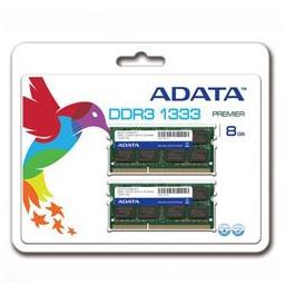 ADATA Premier 16 GB (2 x 8 GB) DDR3-1333 SODIMM CL9 Memory