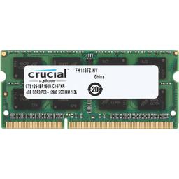 Crucial CT51264BF160B 4 GB (1 x 4 GB) DDR3-1600 SODIMM CL11 Memory