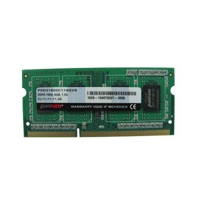 Panram PSD31600C114GVS 4 GB (1 x 4 GB) DDR3-1600 SODIMM CL11 Memory