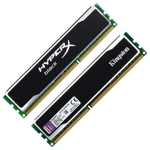 Kingston Black 16 GB (2 x 8 GB) DDR3-1600 CL10 Memory