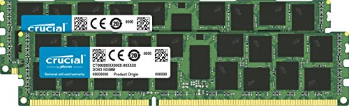 Crucial CT2K16G3R186DM 32 GB (2 x 16 GB) Registered DDR3-1866 CL13 Memory