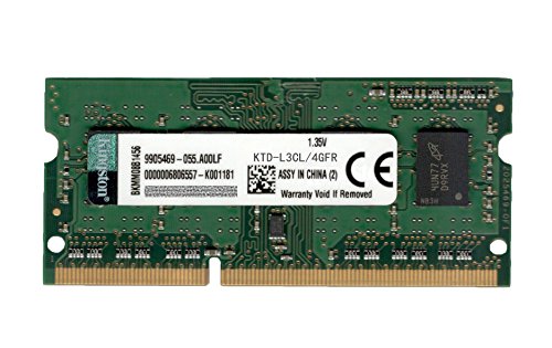 Kingston KTD-L3CL/4G 4 GB (1 x 4 GB) DDR3-1600 SODIMM CL11 Memory