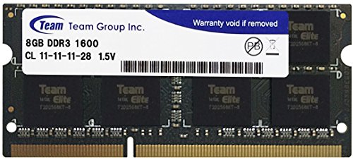 TEAMGROUP TSD38192M1600C11-E 8 GB (1 x 8 GB) DDR3-1600 SODIMM CL11 Memory
